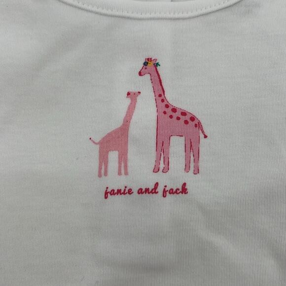 Janie and Jack One Piece Bodysuit - Giraffe Graphic - 6-12 Months - NWT - Picture 2 of 7